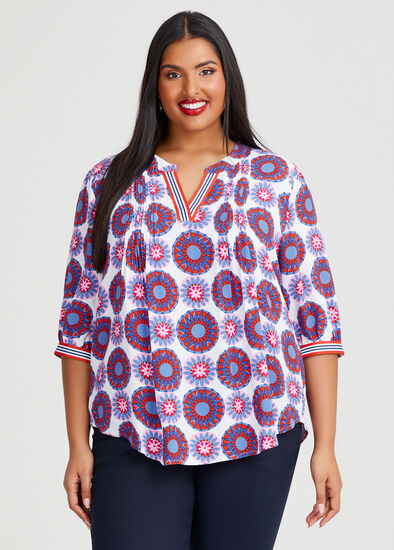 Plus Size Natural Under The Sun Top