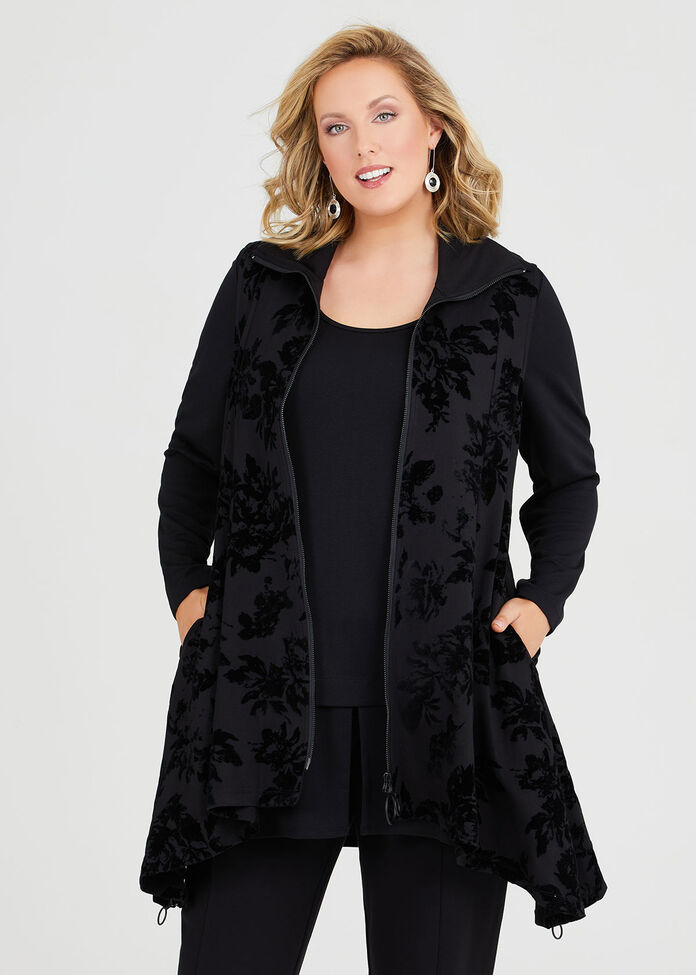 Ponti Noir Flock Vest, , hi-res