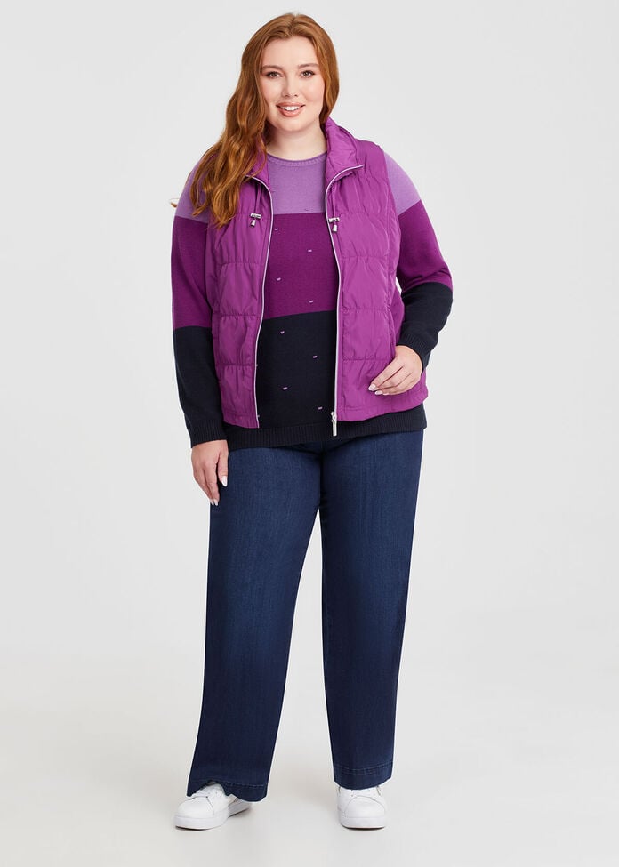 Quilted Light Weight Vest, , hi-res
