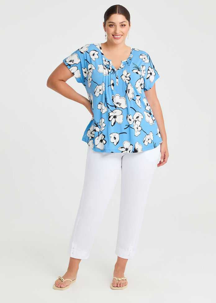 Kylie Henley Neck Top, , hi-res
