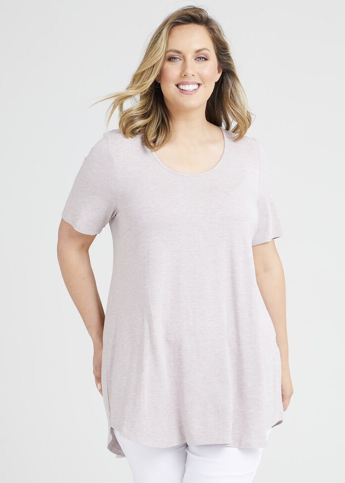 Bamboo Base Short Sleeve Top, , hi-res
