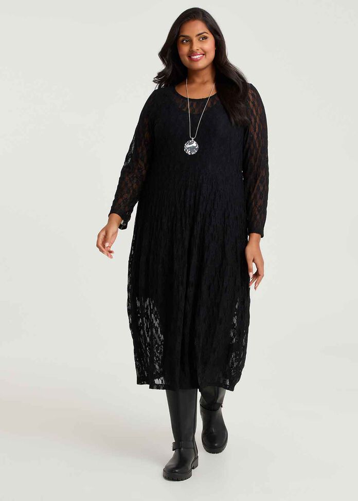 Lace Arika Tier Dress, , hi-res