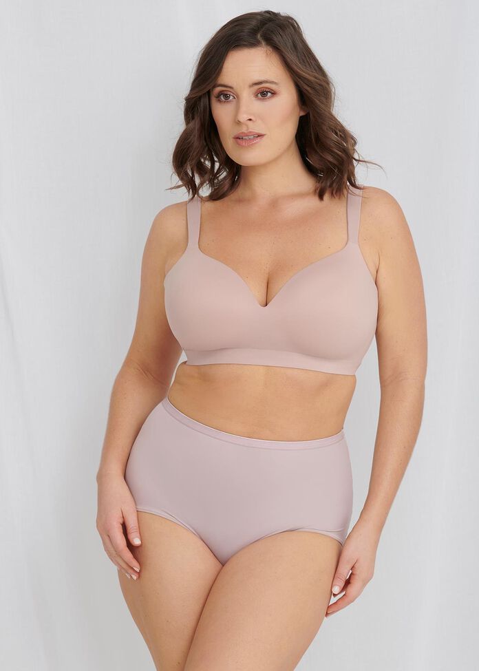Shop Plus Size Soft Contour Wirefree Bra in Pink