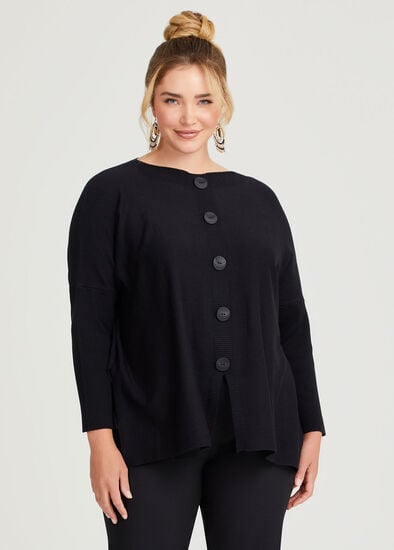 Plus Size Batwing Natural Jumper
