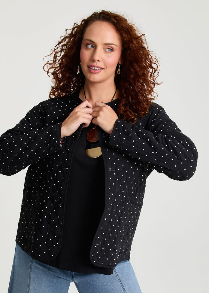 Natural Boho Reversible Jacket, , hi-res