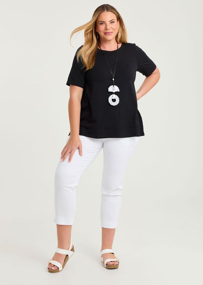 Pima Cotton Everyday Top, , hi-res