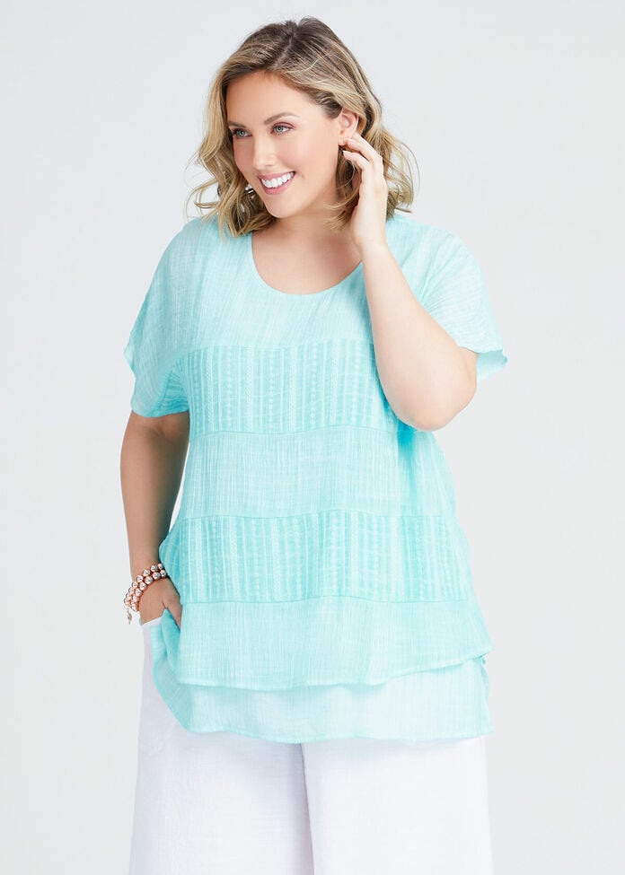 Natural Pigment Wash Trim Top, , hi-res