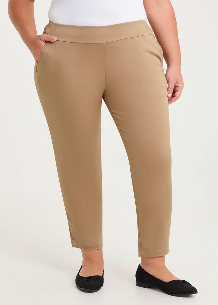 Petite Medina Slim Leg Natural Pant, , hi-res
