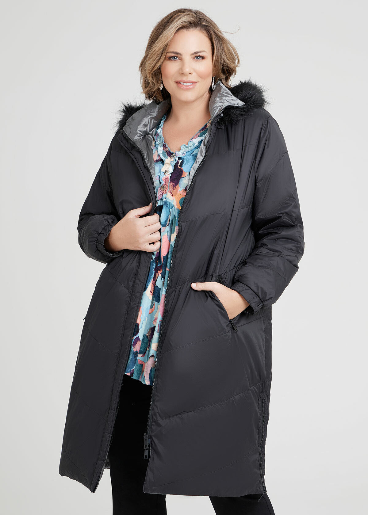 Shop Reversible Malin Puffer Coat in 