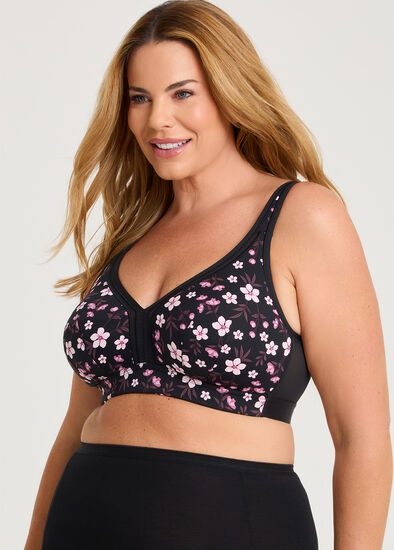 Plus Size Wirefree Cooling Lounge Bra