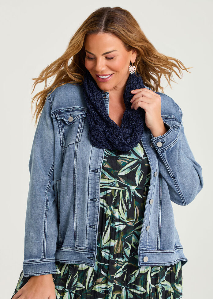 Chenille Light Weight Snood, , hi-res