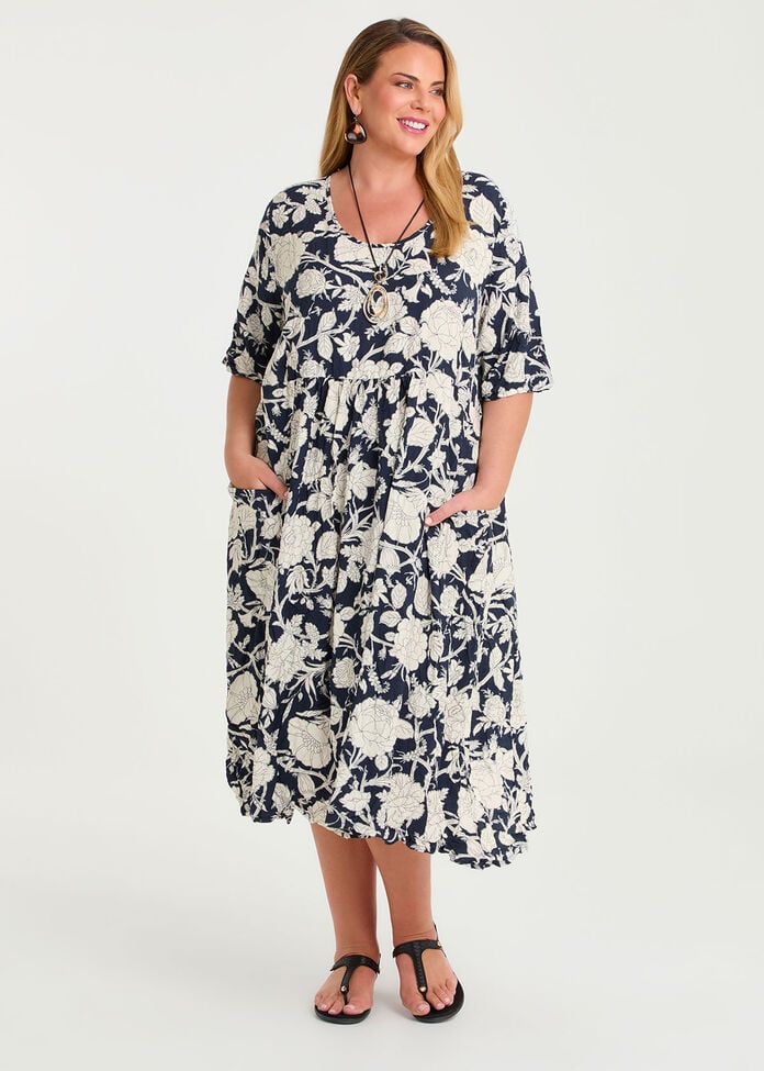 Kiara Patch Pocket Dress, , hi-res