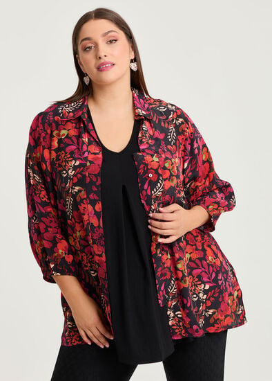 Plus Size Natural Blossom Shirt
