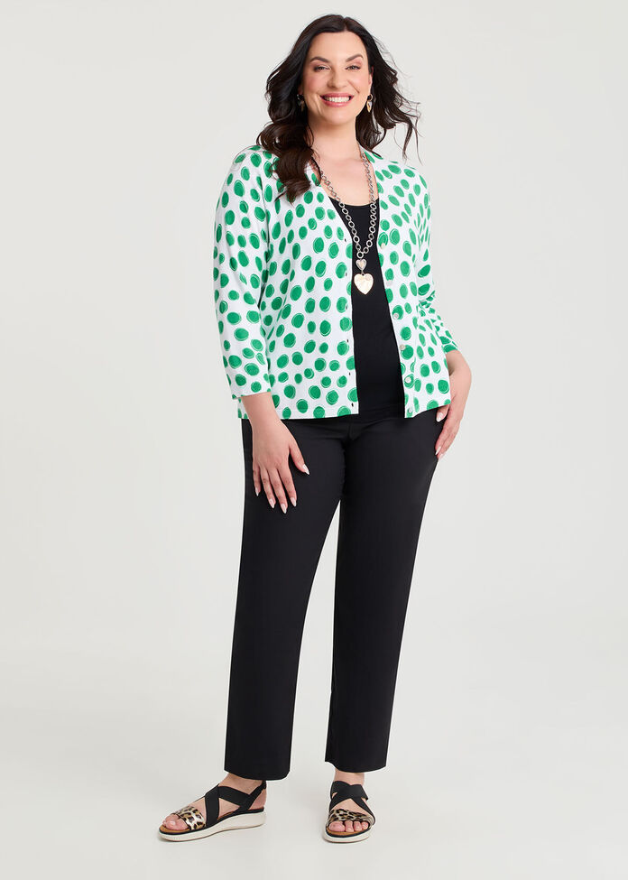 Pebble Spot Natural Cardigan, , hi-res