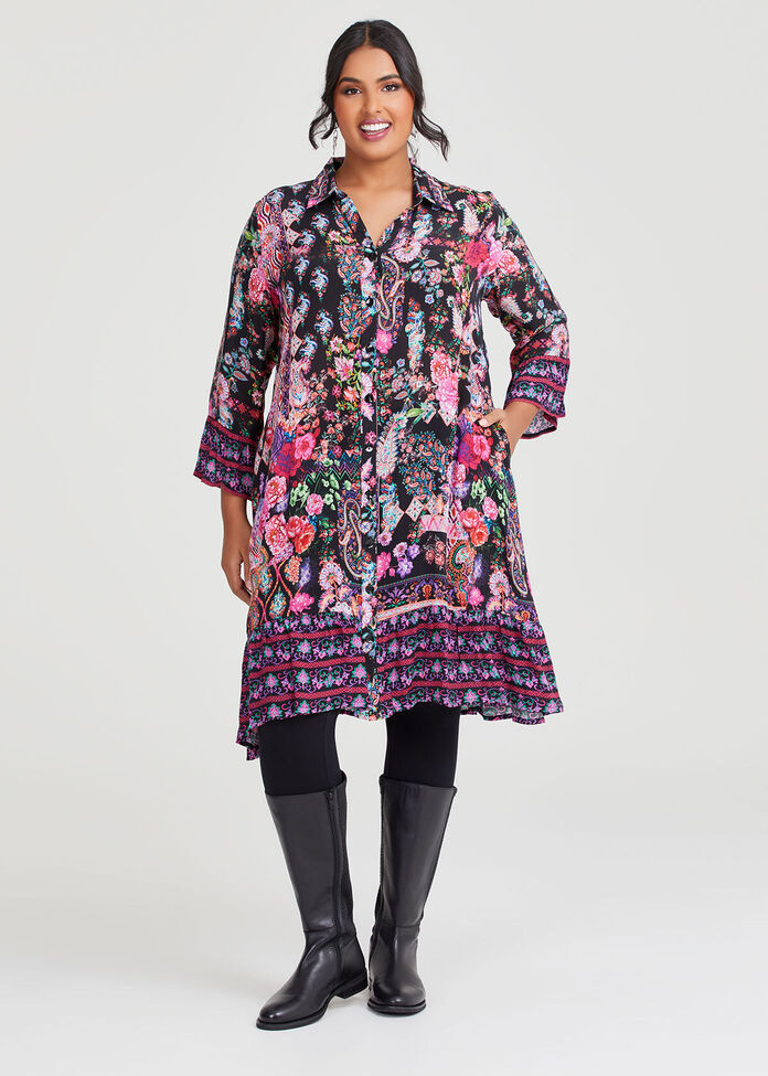 Home Garden Shirt Dress main image 1