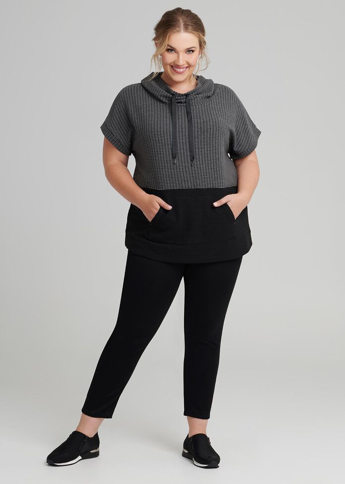 Spliced Cowl Top, , hi-res