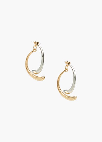 Shiny Front & Back Earrings