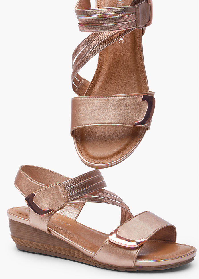 Flex Comfort Wedge Sandal, , hi-res