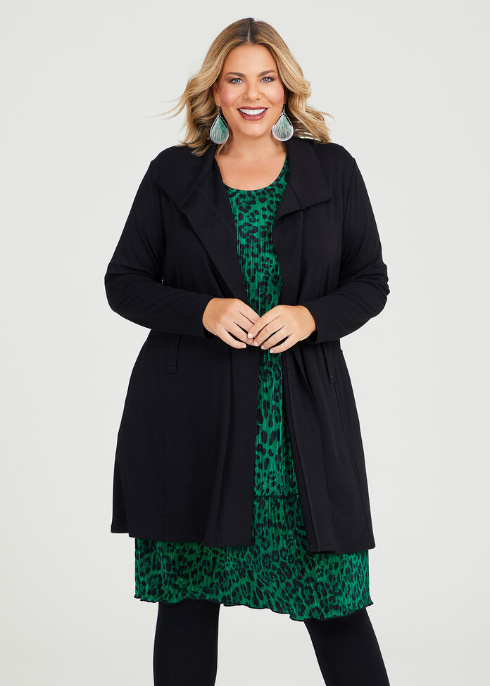 Shop Plus Size Wiseguy Lia Cardigan in Black | Taking Shape AU