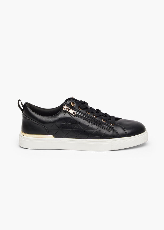 Elastic Zip Sneaker, , hi-res