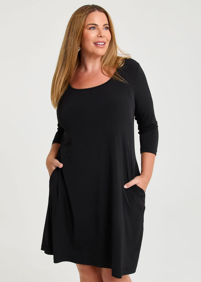 Luna Ultimate 3/4 Sleeve Dress, , hi-res
