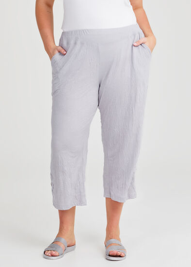 Plus Size Ava Split Hem Crop Pant