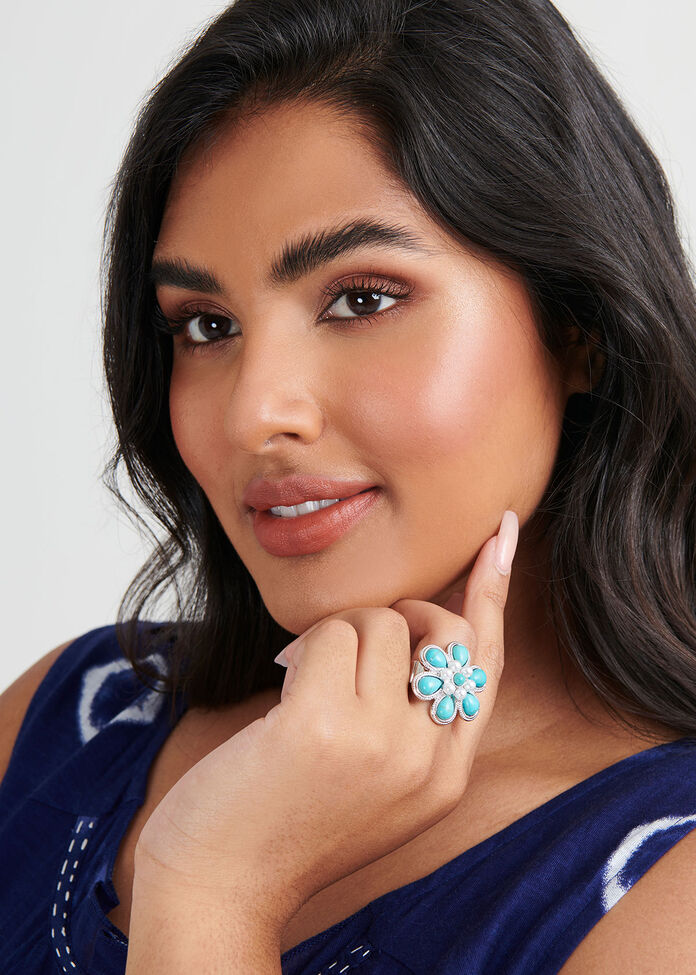 Flower Power Ring, , hi-res