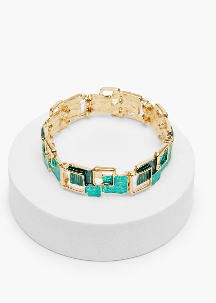 Enamel Squares Bracelet, , hi-res