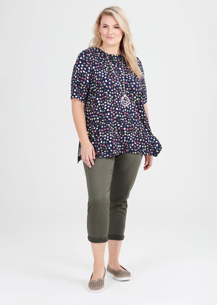 Bamboo Terra Spot Top, , hi-res