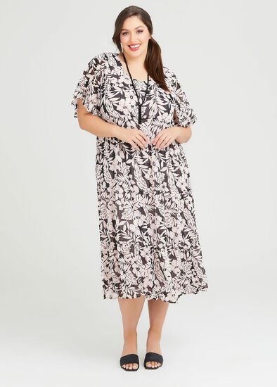 White Floral Wedding Guest Maxi Dress | SilkFred US