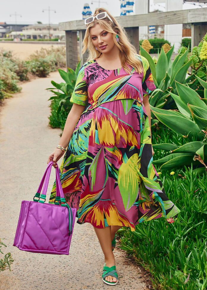 Cotton Gauze Favourite Dress, , hi-res