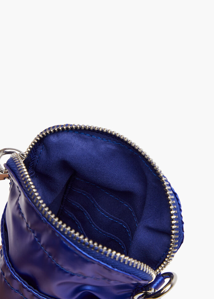 Small Soft Crossbody Bag, BLUE, hi-res