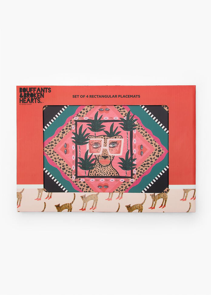 Bouffants Set of 4 Placemats, MULTI, hi-res