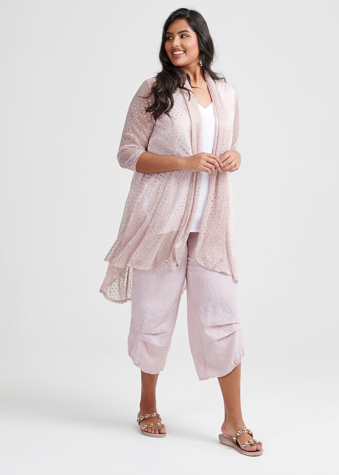 Sparkle Mesh Cardi, , hi-res