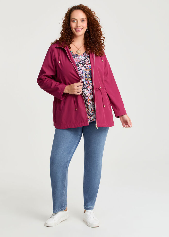 Hooded Anorak Jacket, , hi-res