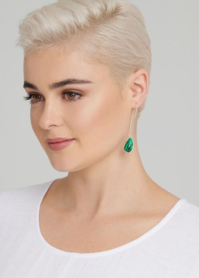 Reflection Stone Earrings, , hi-res