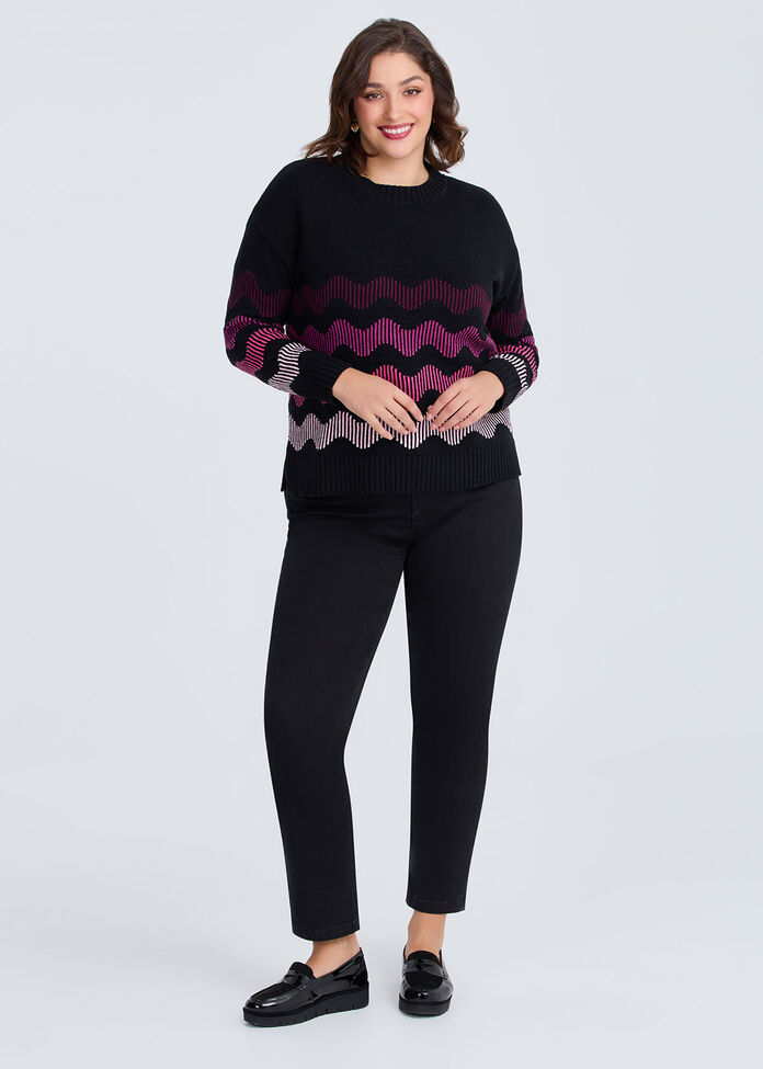 Waves Stripe Jumper, , hi-res