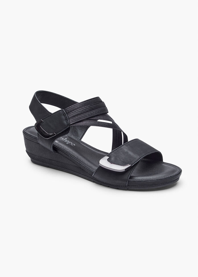 Flex Comfort Wedge Sandal, , hi-res
