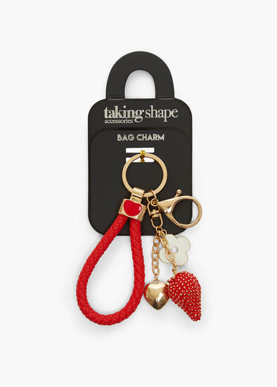 Strawberry Bag Charm