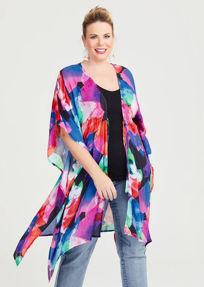 Shop Heart Print Cape Kimono | Accessories | Taking Shape AU