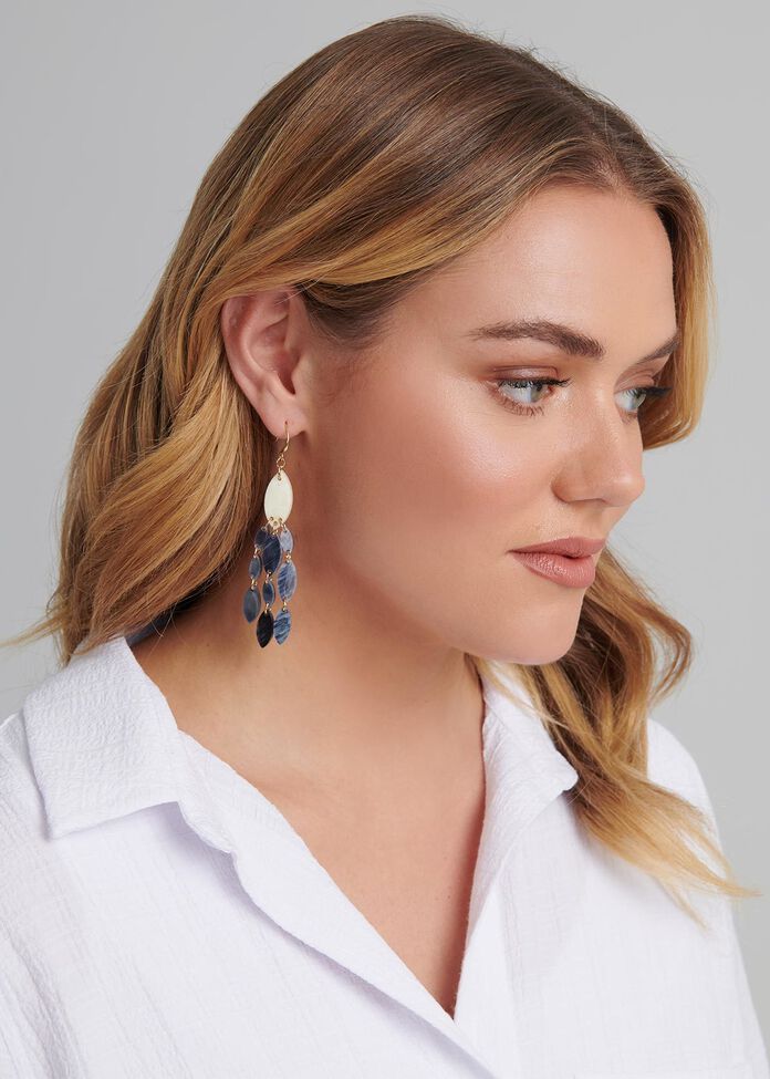 Marquise Drop Earrings, , hi-res