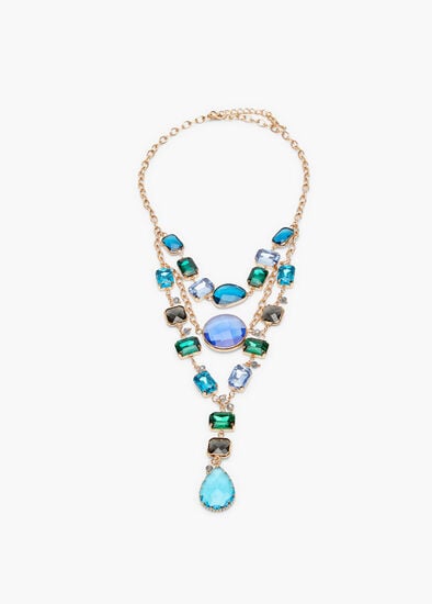 Pretty Jewel Statement Necklace
