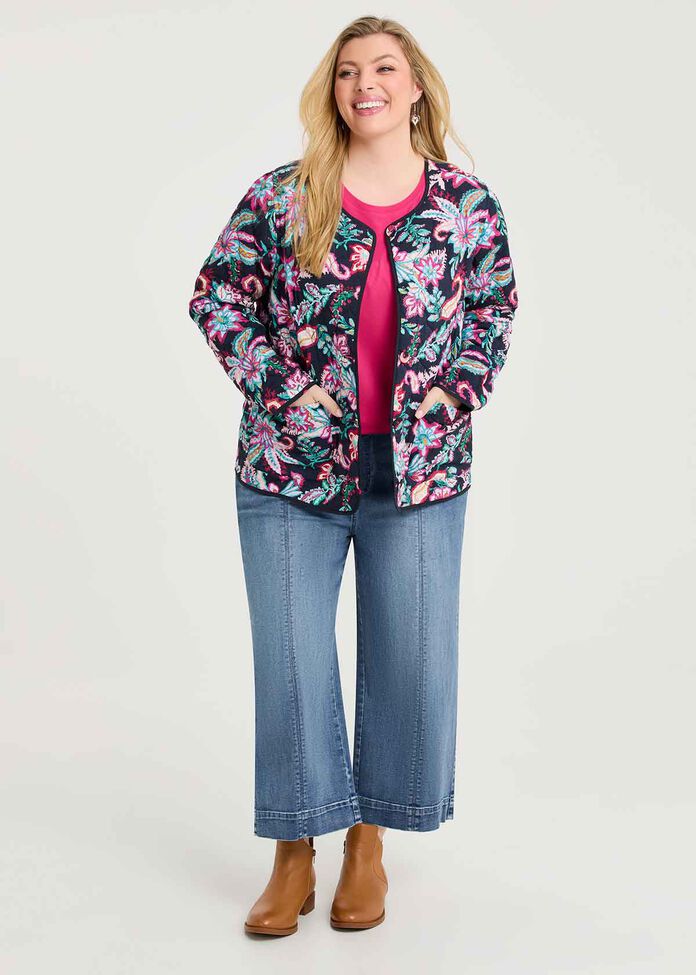 The Wide Leg Crop Jean, , hi-res