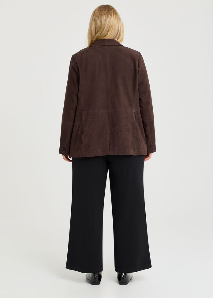 Suede Leather Amelia Jacket, , hi-res