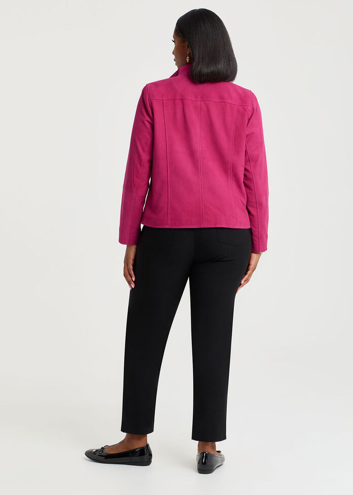 Suede Leather Sofia Jacket, , hi-res