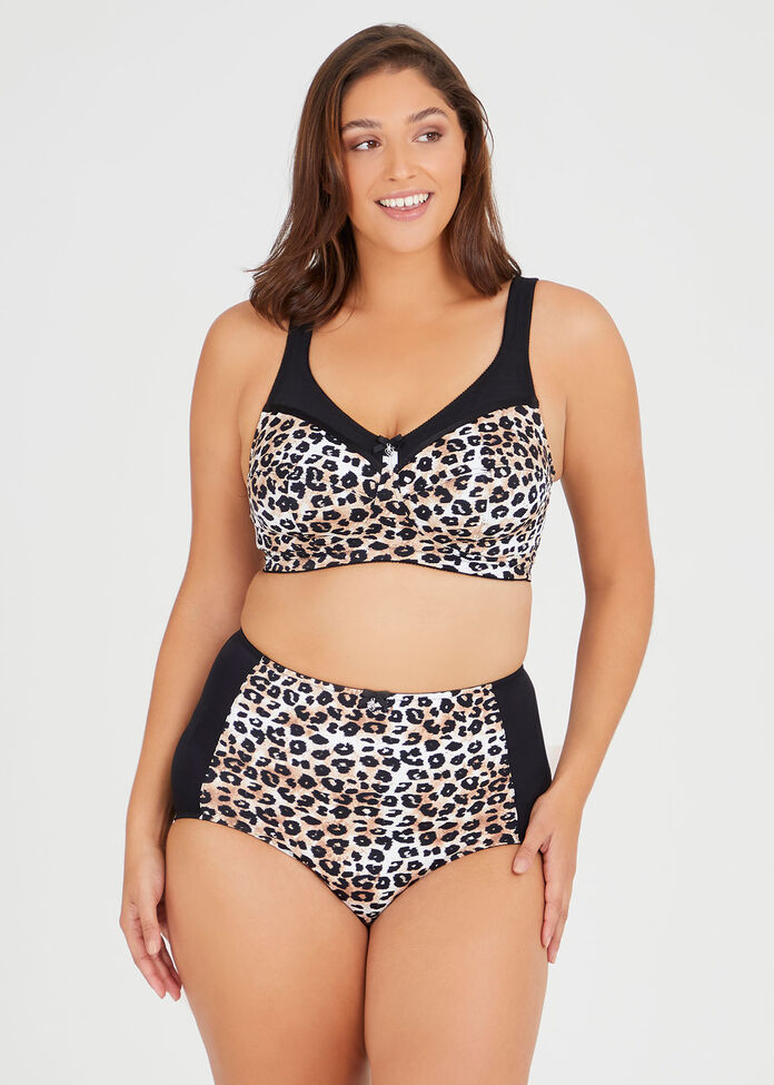 Shop Wirefree Animal Print Bra Size 14-18 in Multi in sizes 12 to 30 |  Taking Shape AU