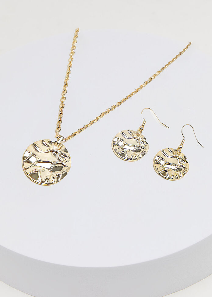 Gold Plated Jewellery Set, , hi-res