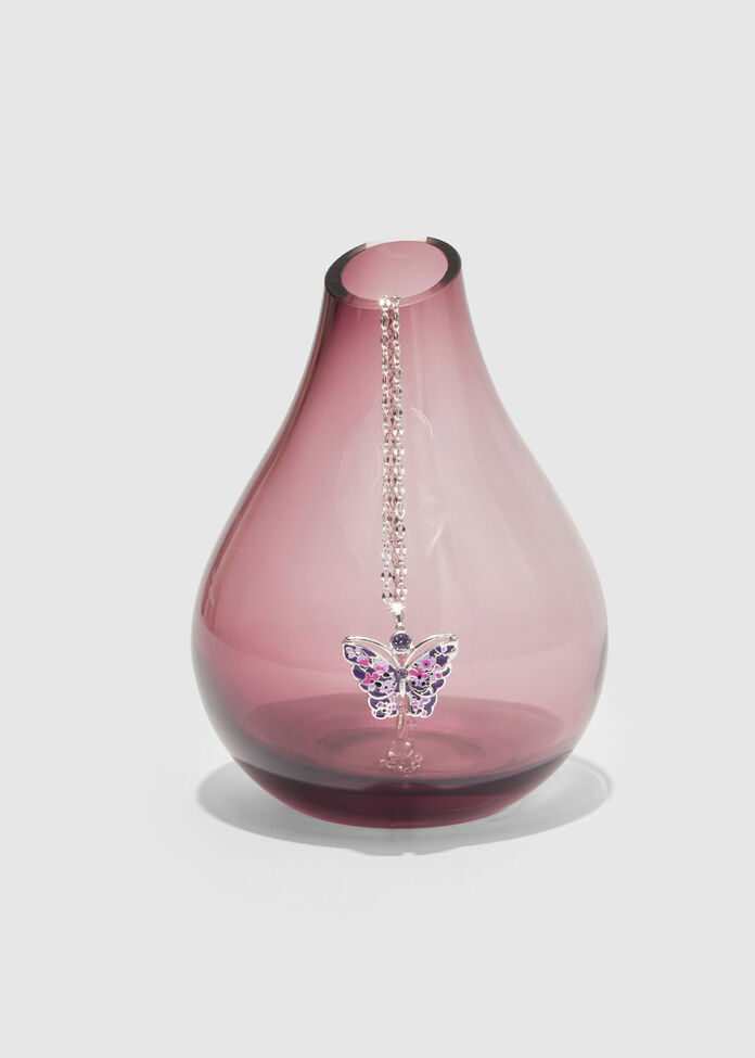 Enamel Butterfly Multiwear Necklace, , hi-res