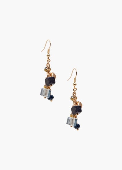 Plus Size Beaded Crystal Earrings
