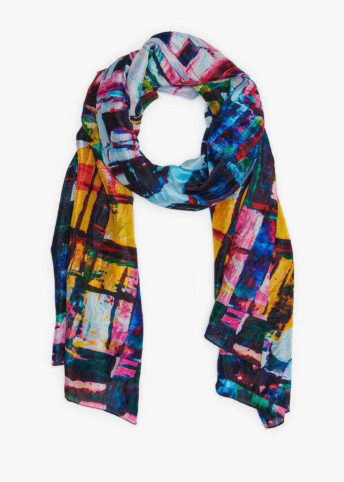 City Lights Silk Scarf, , hi-res